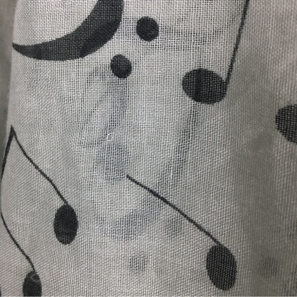 TORRID Scarf Music Notes Sheer & Knit Chunky Grey Infinity Warm Cozy Lot of 2 - Picture 11 of 12